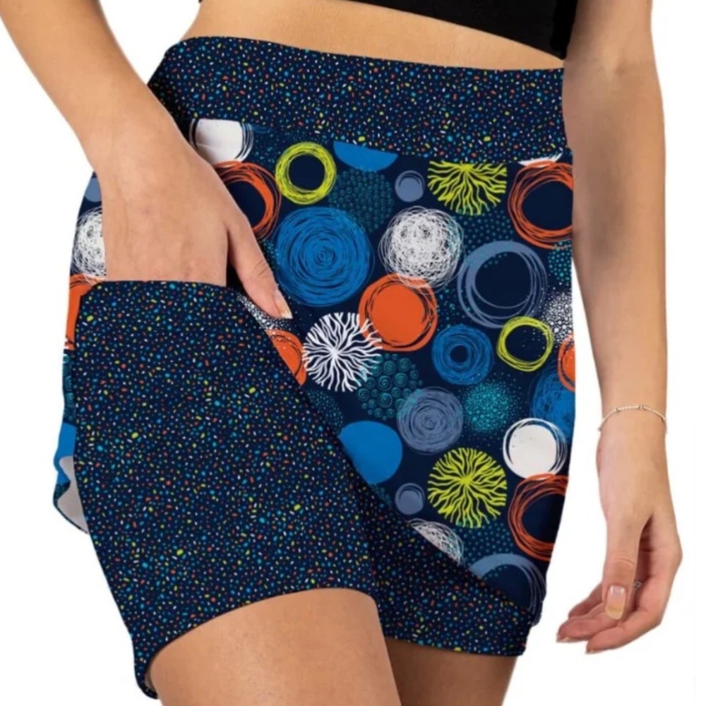 Skort Obsession Skort Running Active Outdoor Gold Skort sz‎ XXXL NWOT